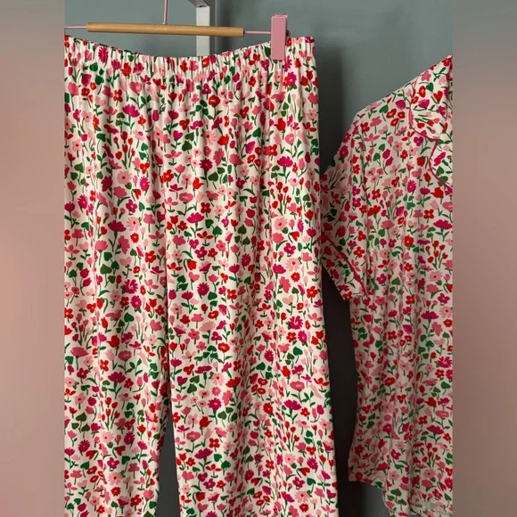Only XL left!...Kate Spade Spring Charming Floral Pink Pajama Set